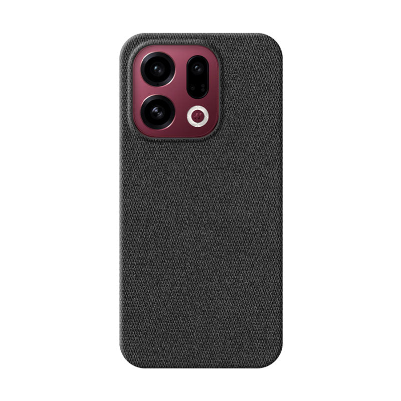 Fabric Oppo Phone Cases Mobile Phone Cases Sequoia Black Find X9