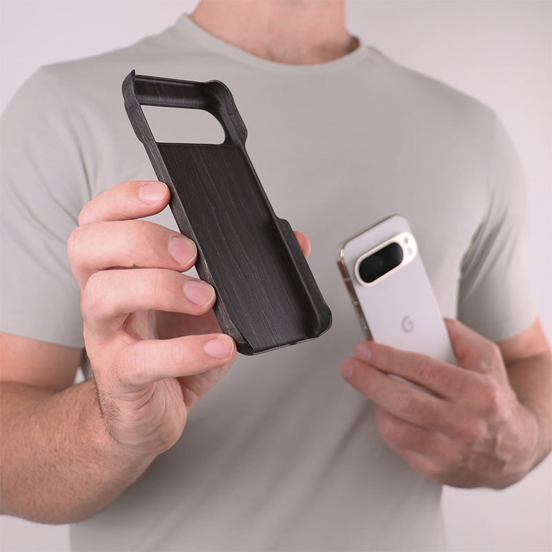 Slim Wood Pixel Case by Komodoty