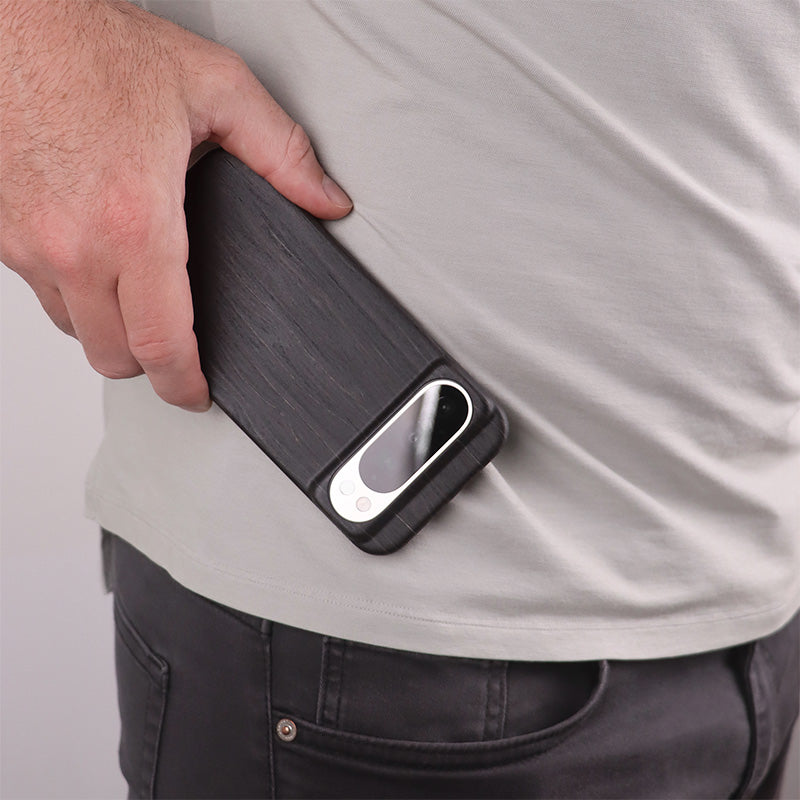 Slim Wood Pixel Case by Komodoty