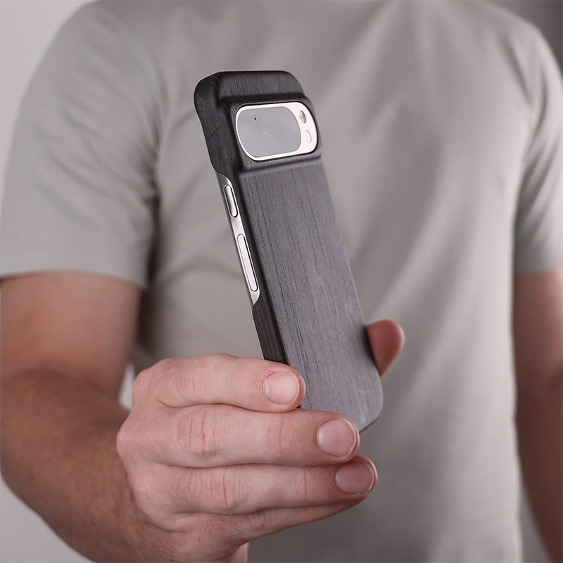Slim Wood Pixel Case by Komodoty