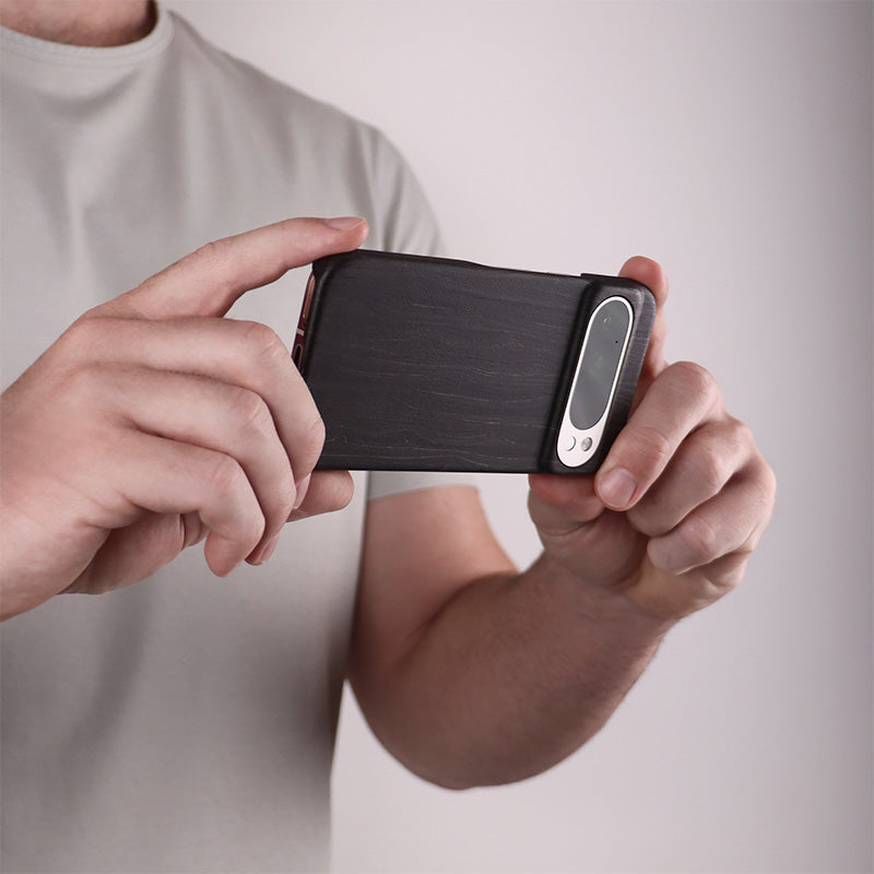 Slim Wood Pixel Case by Komodoty