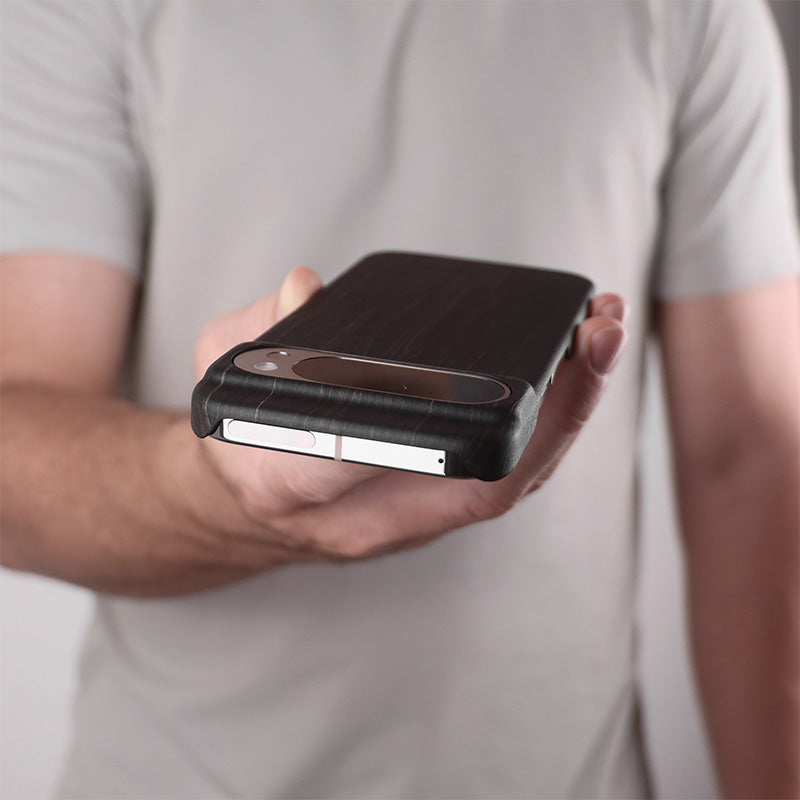 Slim Wood Pixel Case by Komodoty