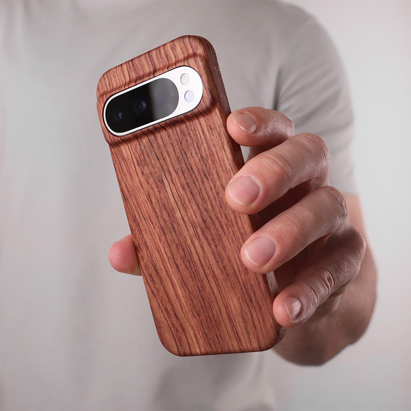 Slim Wood Pixel Case by Komodoty