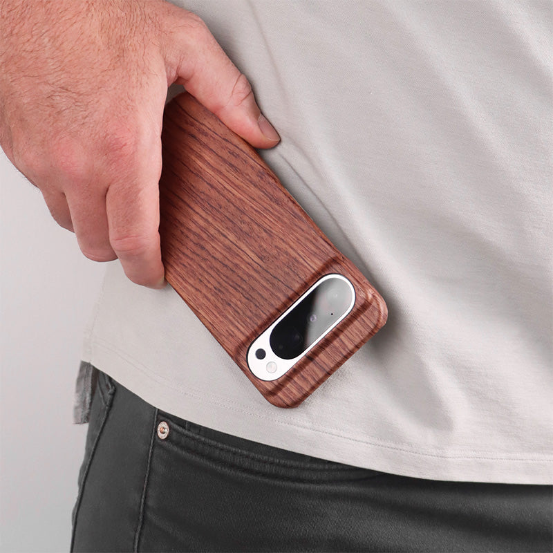 Slim Wood Pixel Case by Komodoty