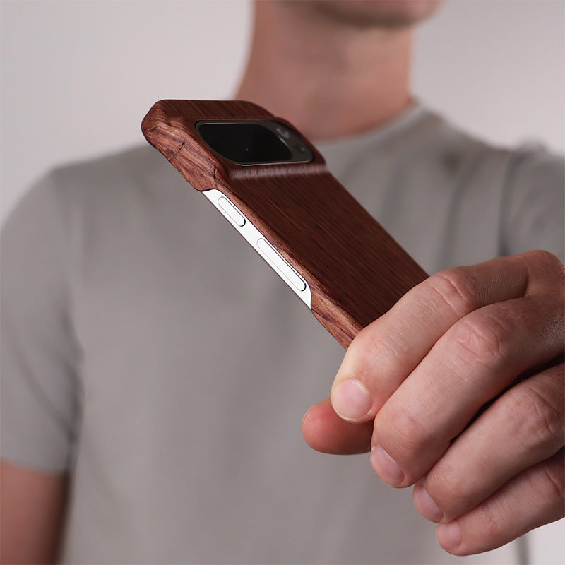 Slim Wood Pixel Case by Komodoty
