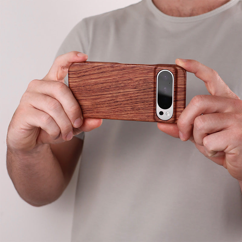 Slim Wood Pixel Case by Komodoty