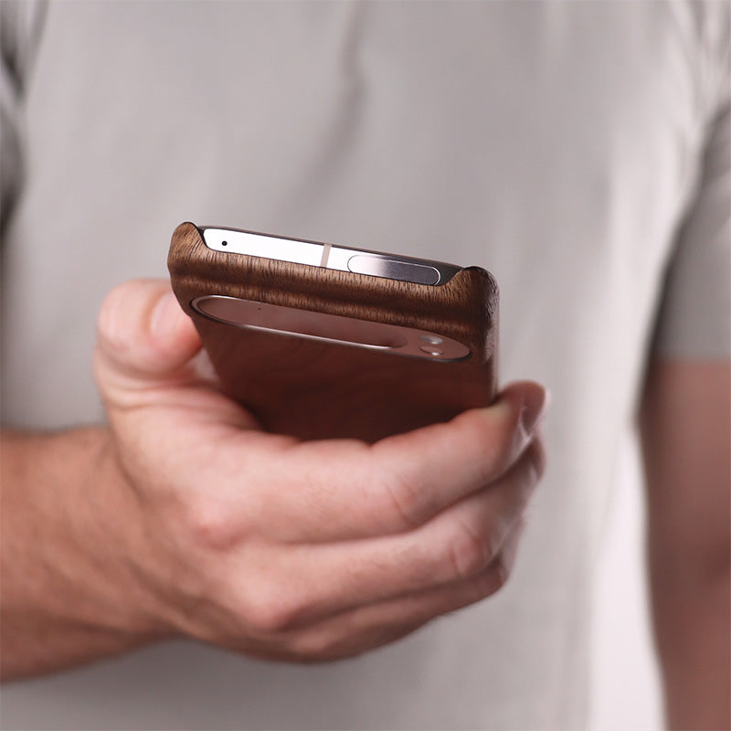 Slim Wood Pixel Case by Komodoty
