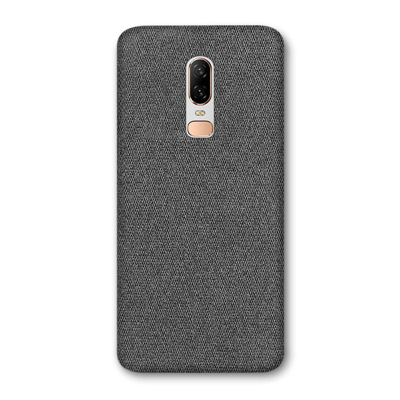 Fabric OnePlus Case Mobile Phone Cases Sequoia Dark Grey OnePlus 6 