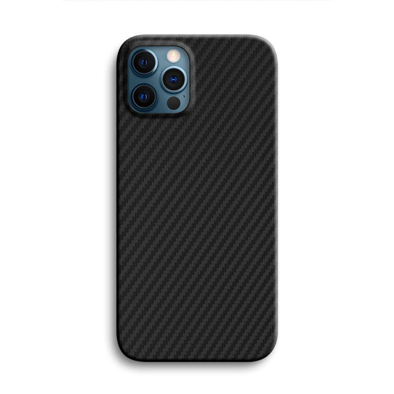 Aramid Fiber iPhone Case Mobile Phone Cases Volaris Black Aramid Fiber iPhone 12 Pro Open