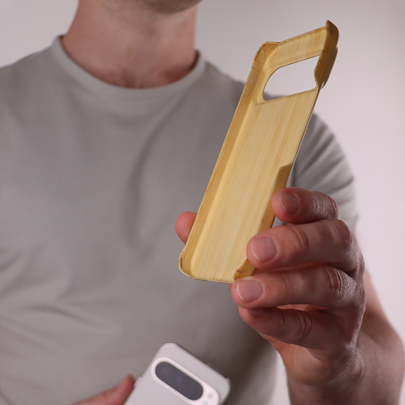 Slim Wood Pixel Case by Komodoty