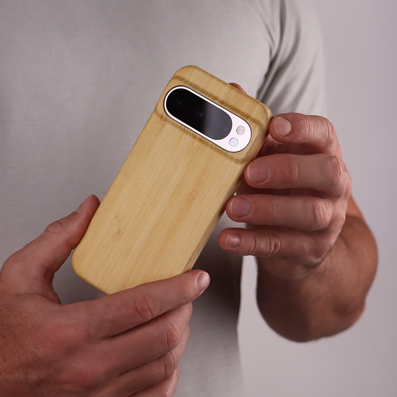 Slim Wood Pixel Case by Komodoty