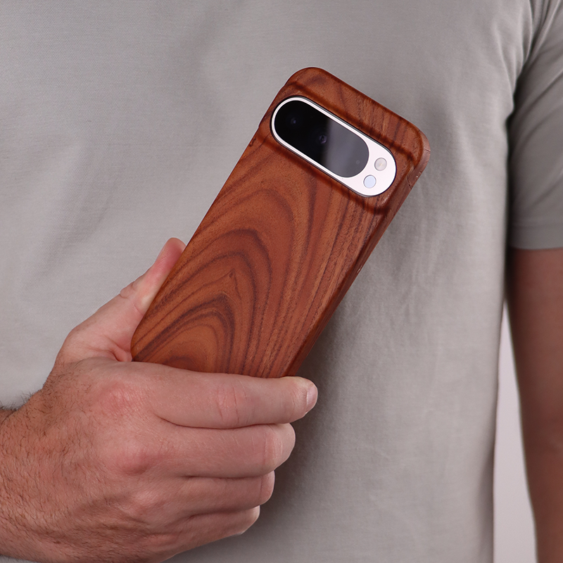 Slim Wood Pixel Case by Komodoty
