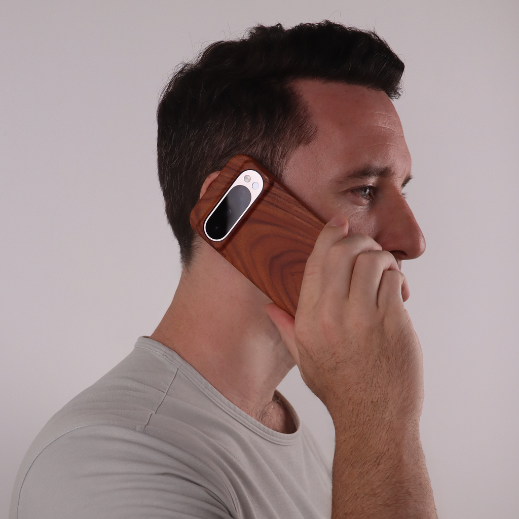 Slim Wood Pixel Case by Komodoty