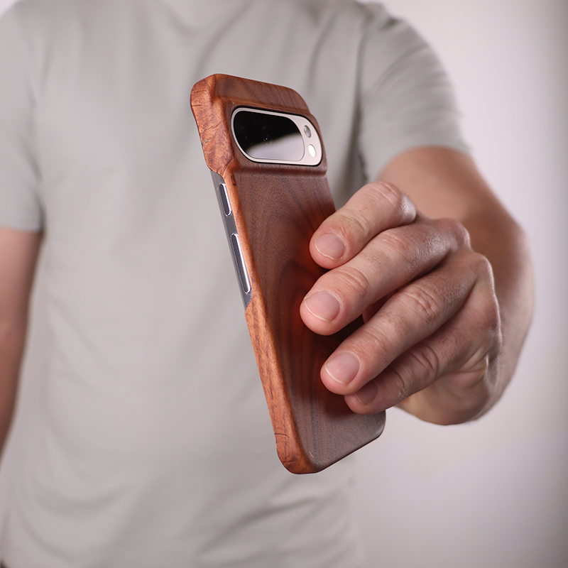 Slim Wood Pixel Case by Komodoty