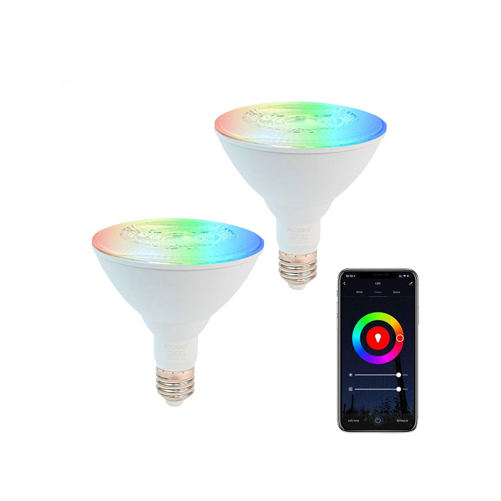 XODO LB2 Smart Light Bulbs - Color Changing LED Wi-Fi Bulbs by Contixo