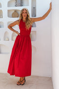 Lucciola Smocked Cotton Midi Dress