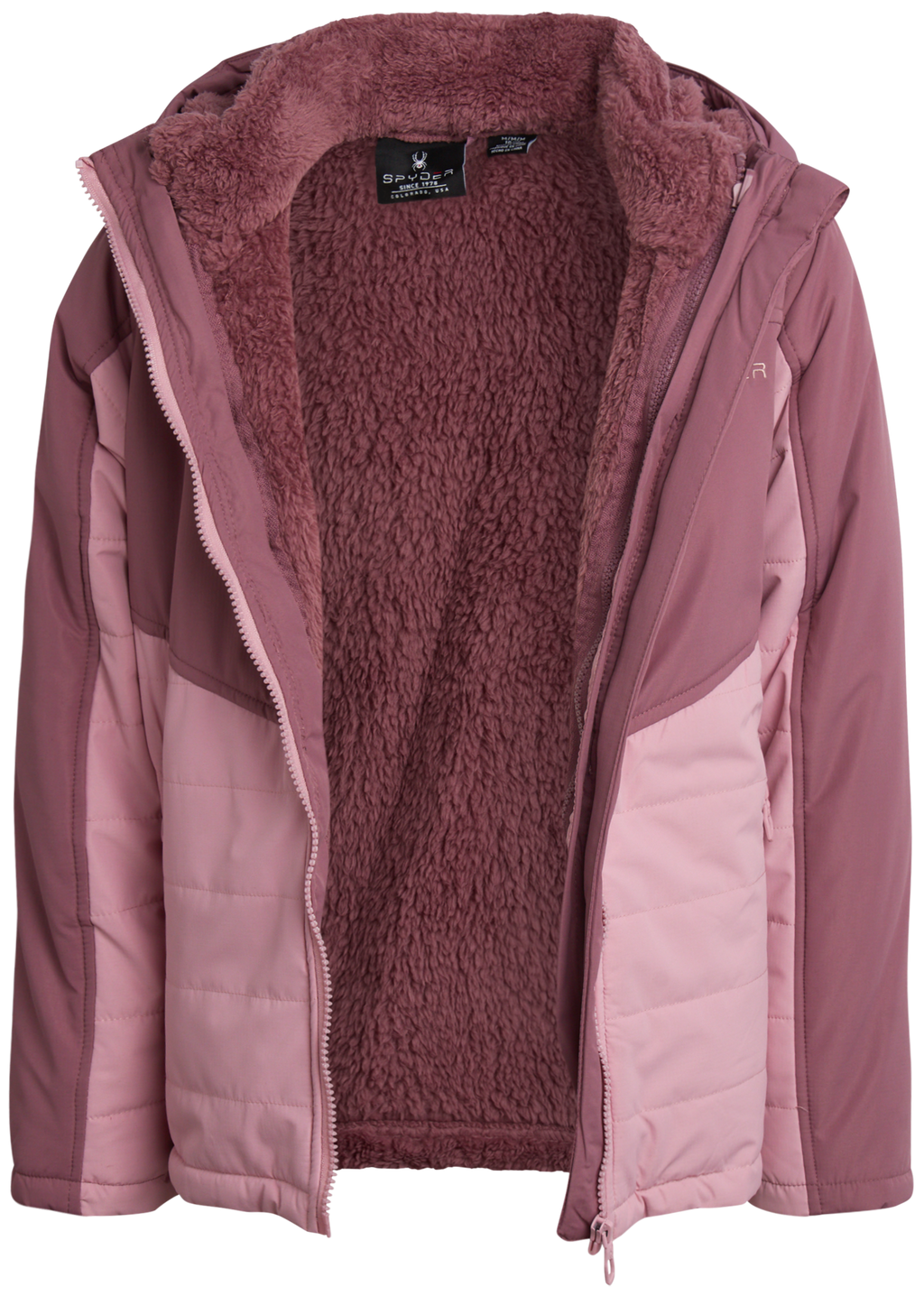 Girls 3-in-1 Jacket - Mauve by Spyder