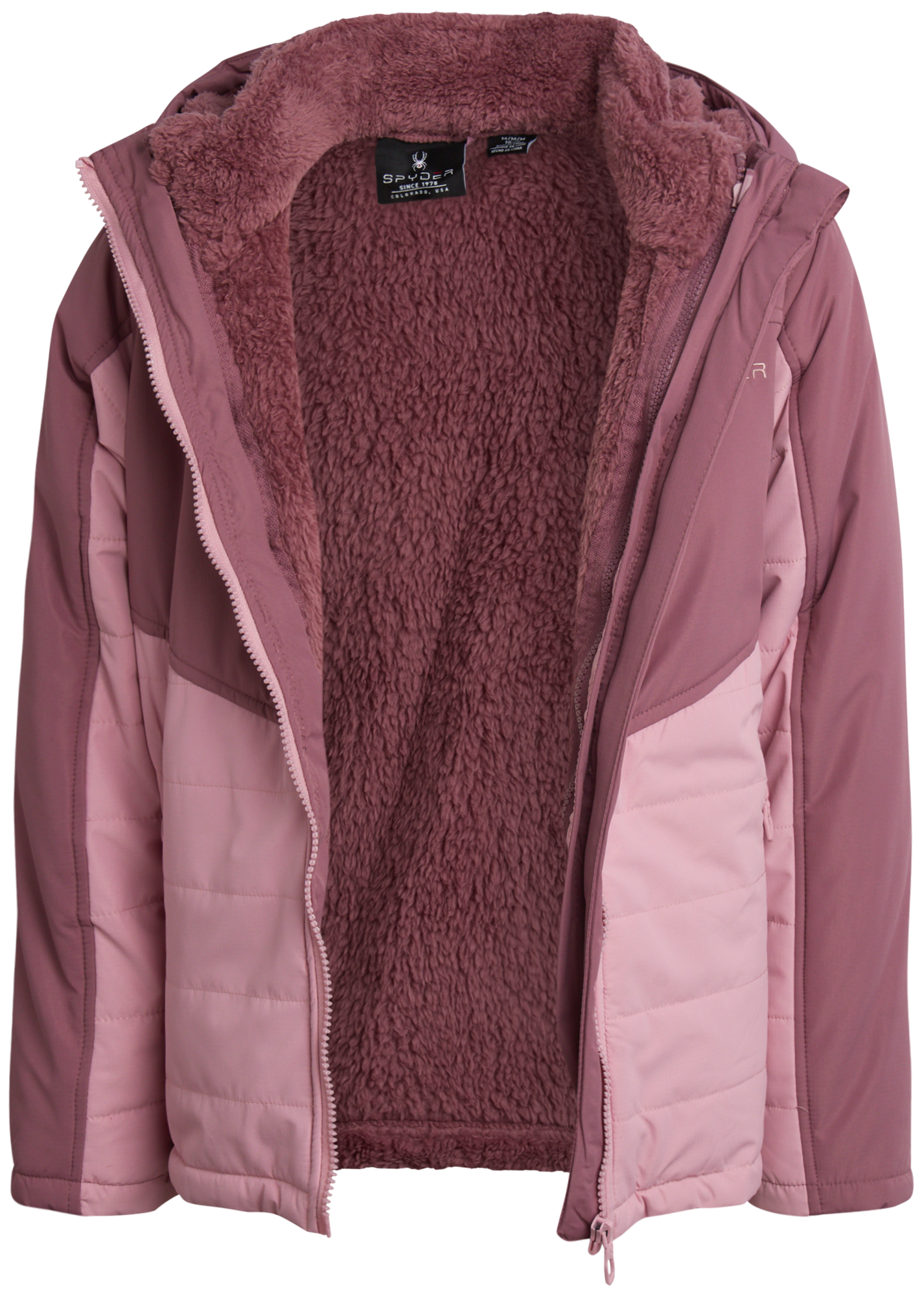 Girls 3-in-1 Jacket - Mauve by Spyder