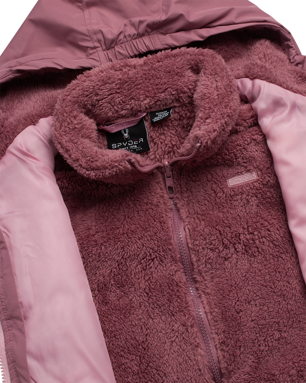 Girls 3-in-1 Jacket - Mauve by Spyder
