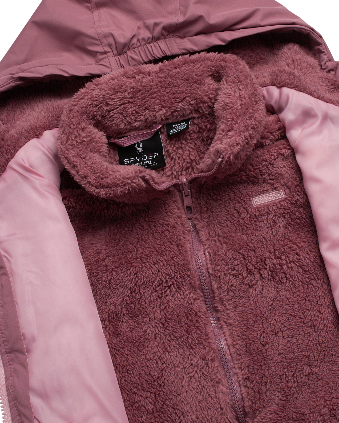Girls 3-in-1 Jacket - Mauve by Spyder