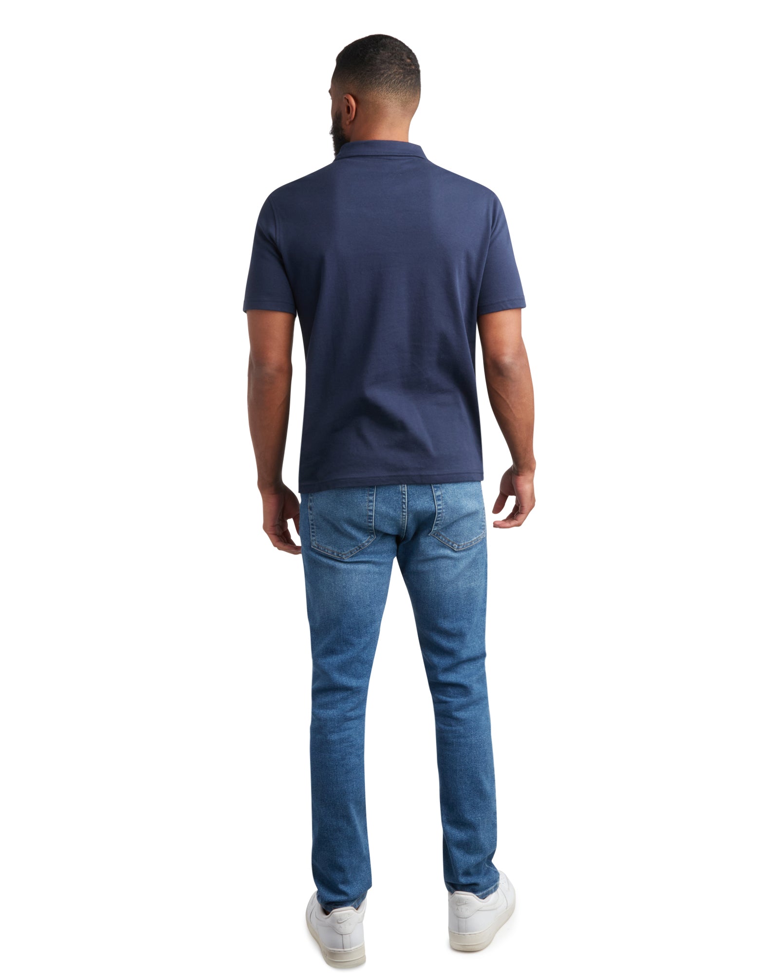 Mens Short Sleeve Interlock - Navy by Spyder