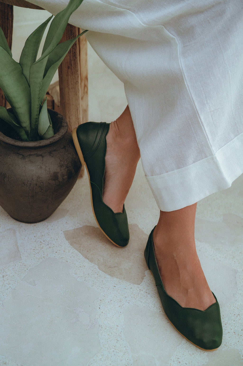 Milan Leather Ballet Flats