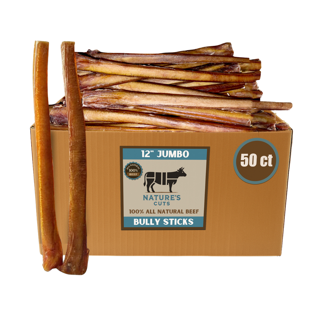12" Jumbo Bulk Bully Sticks by Mighty Chewz