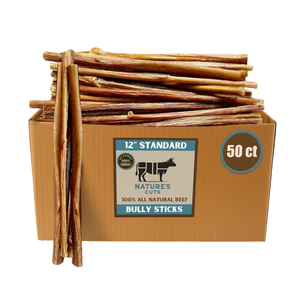 12" Standard Bulk Bully Sticks by Mighty Chewz