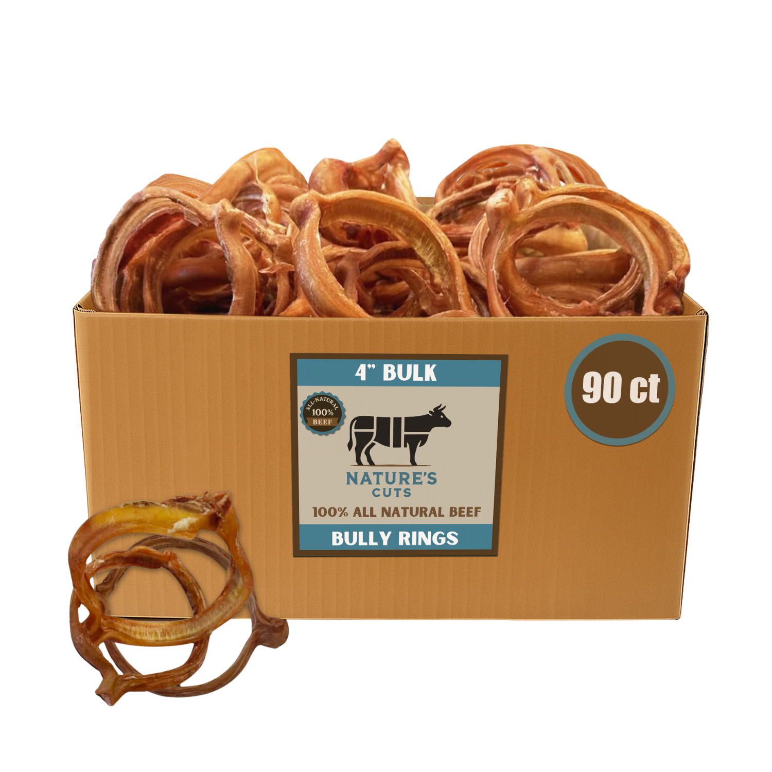 4" Bulk Bully Rings by Mighty Chewz