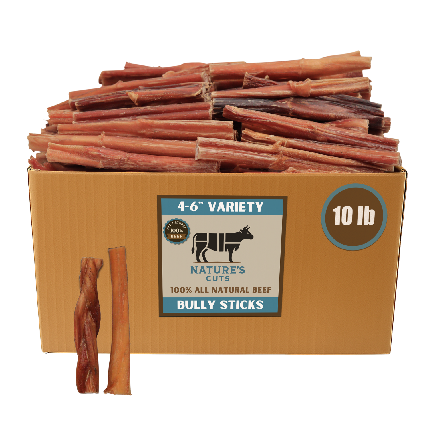 4-6" Variety Bully Sticks by Mighty Chewz