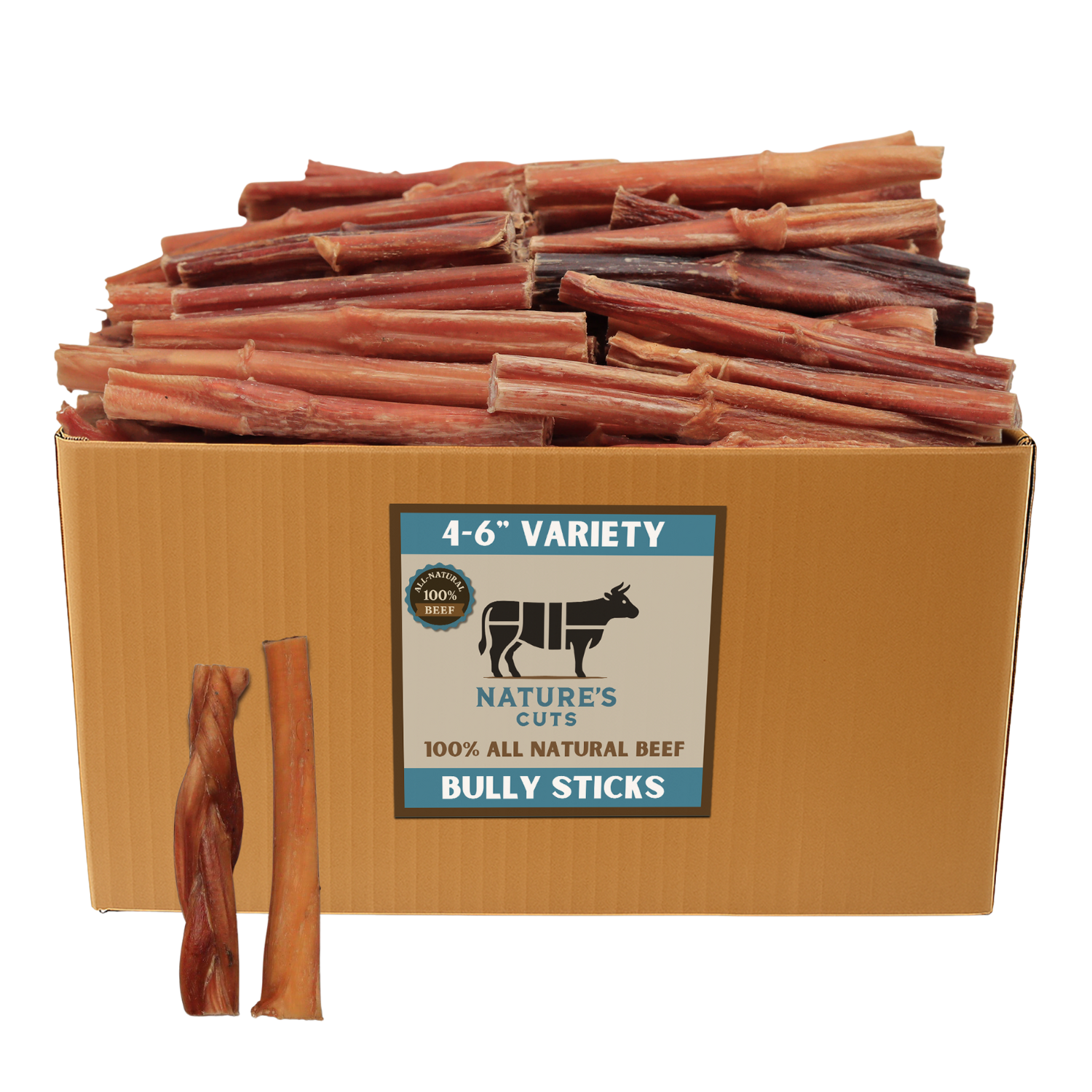 4-6" Variety Bully Sticks by Mighty Chewz