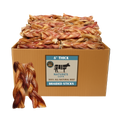 6" Thick Braided Bully Sticks by Mighty Chewz