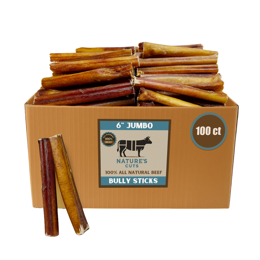 6" Jumbo Bulk Bully Sticks by Mighty Chewz