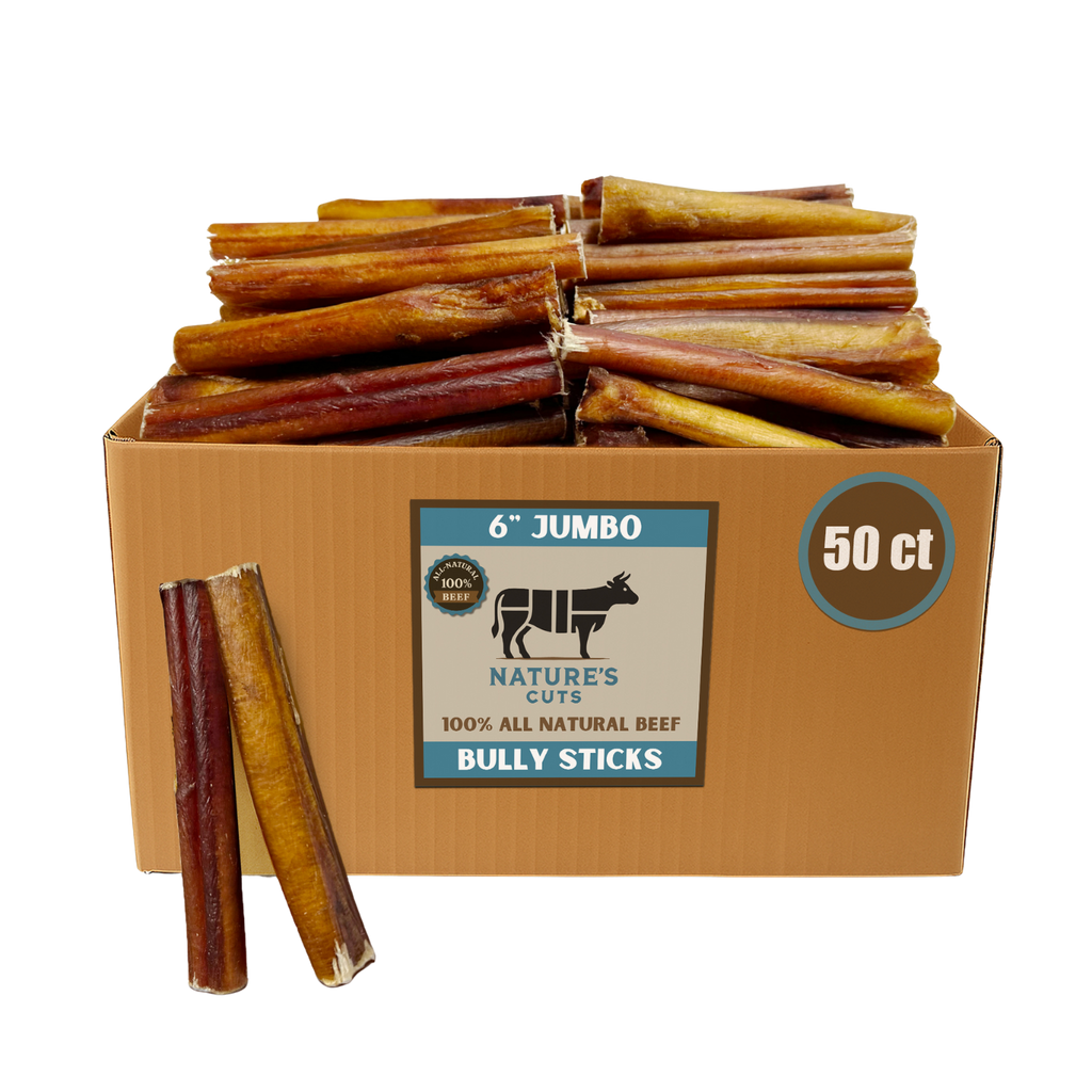 6" Jumbo Bulk Bully Sticks by Mighty Chewz