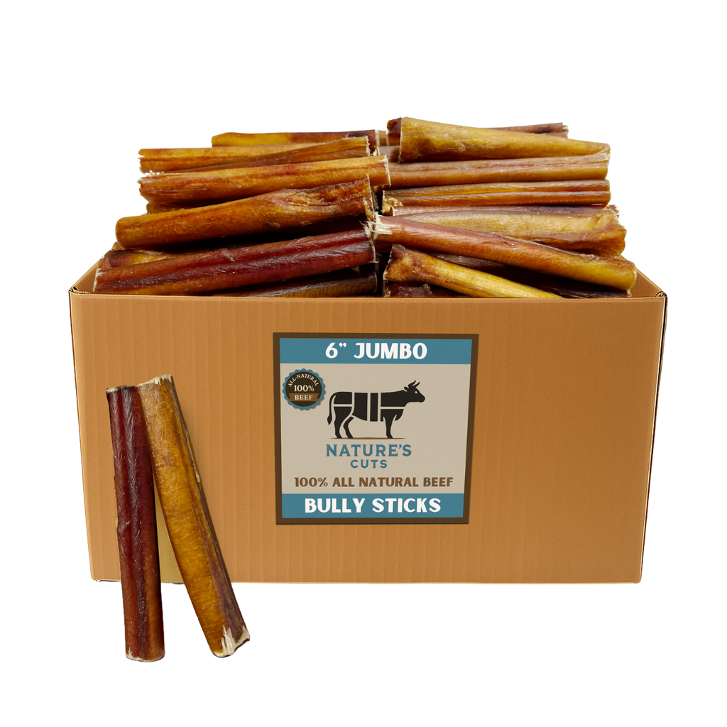 6" Jumbo Bulk Bully Sticks by Mighty Chewz