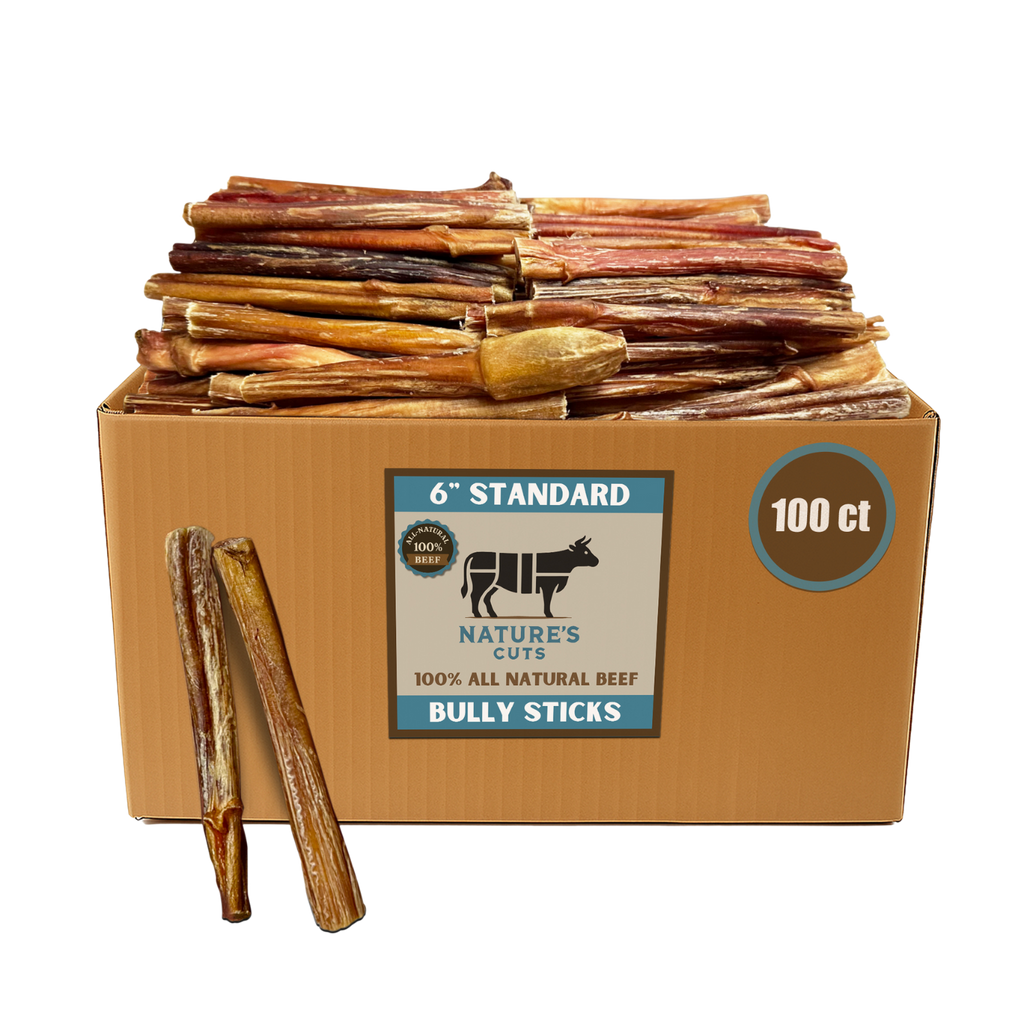 6" Standard Bulk Bully Sticks by Mighty Chewz