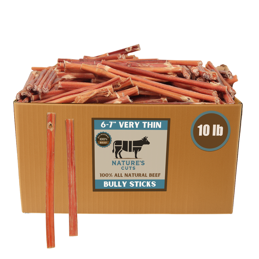 Very Thin Bulk Bully Sticks by Mighty Chewz