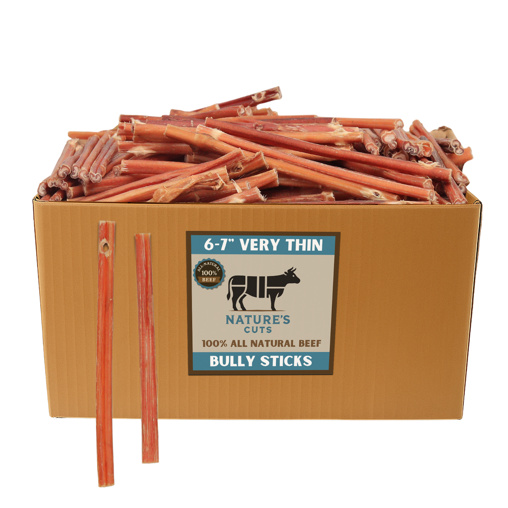 Very Thin Bulk Bully Sticks by Mighty Chewz