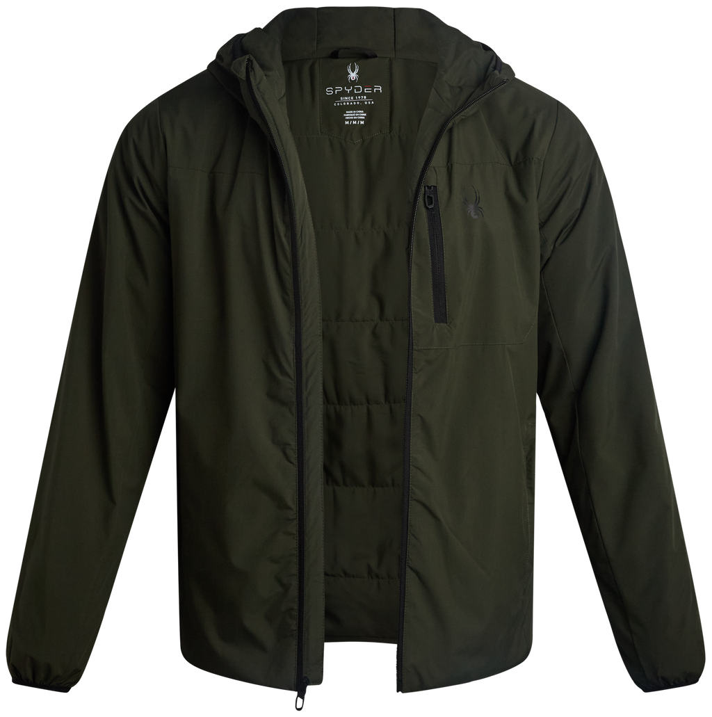 Mens Spyder Lite Jacket - Olive by Spyder