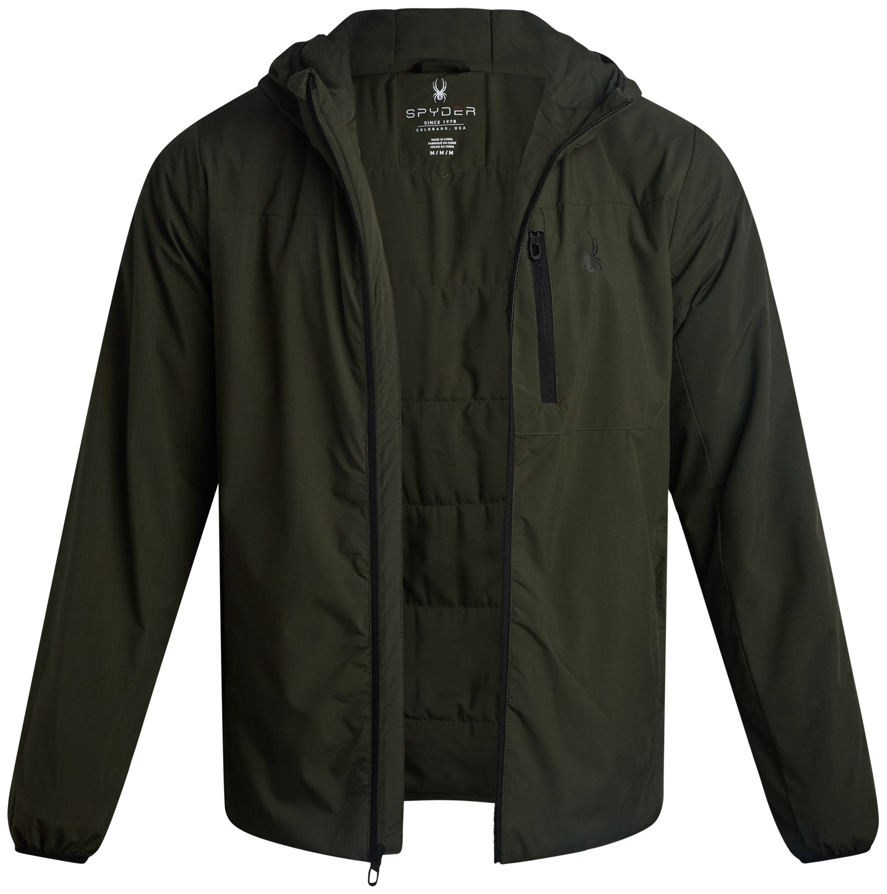 Mens Spyder Lite Jacket - Olive by Spyder