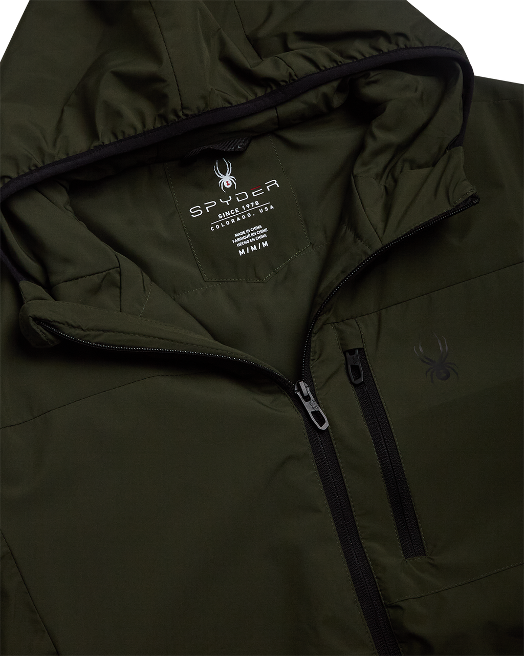 Mens Spyder Lite Jacket - Olive by Spyder