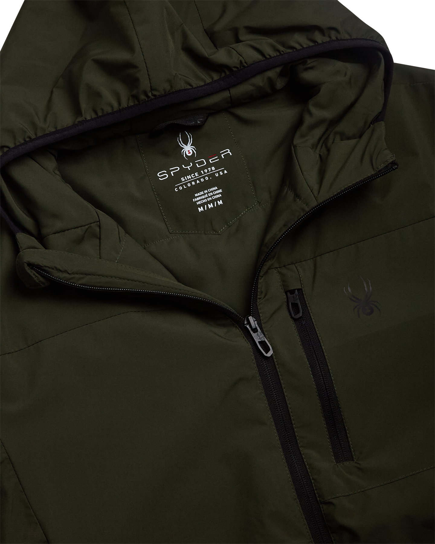 Mens Spyder Lite Jacket - Olive by Spyder