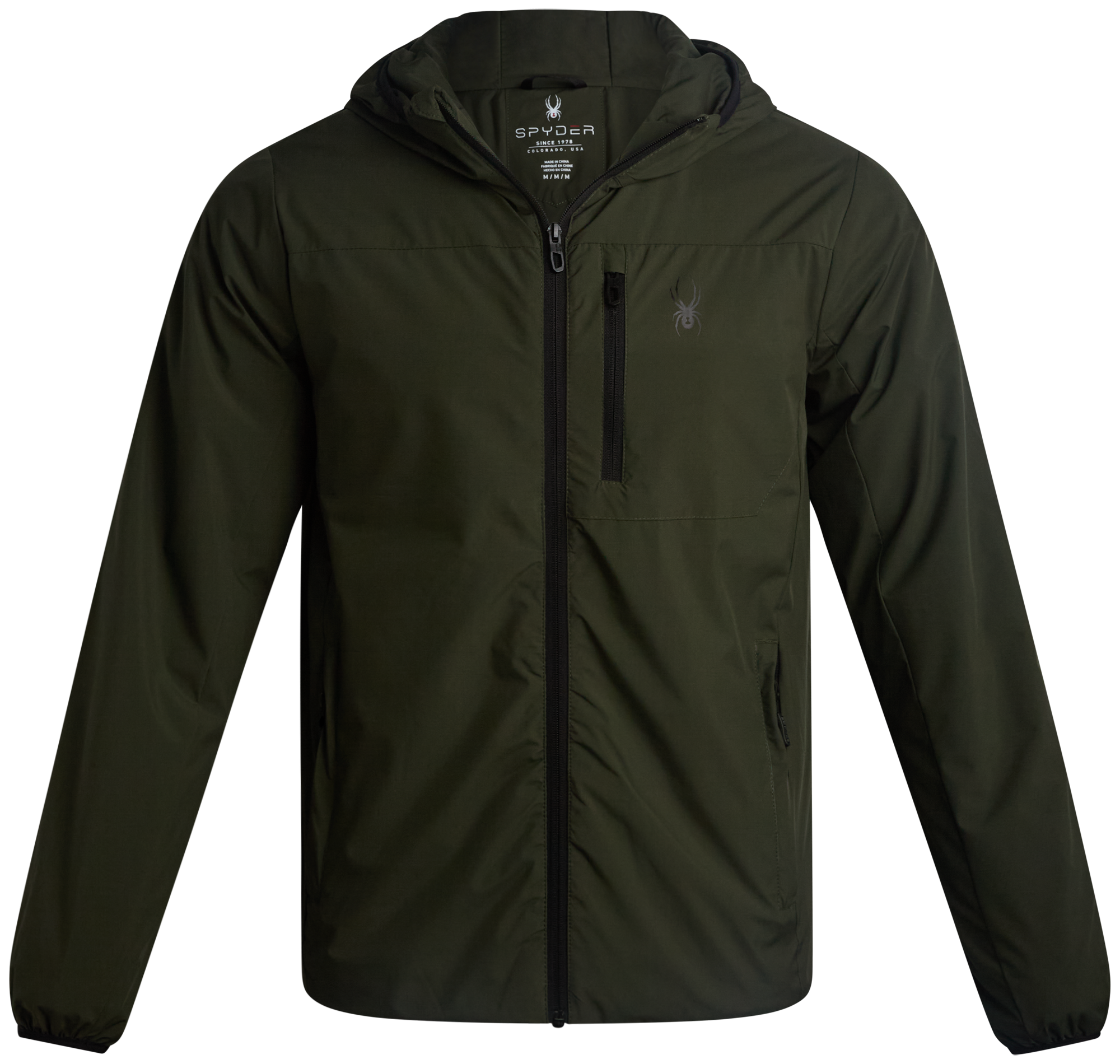 Mens Spyder Lite Jacket - Olive by Spyder
