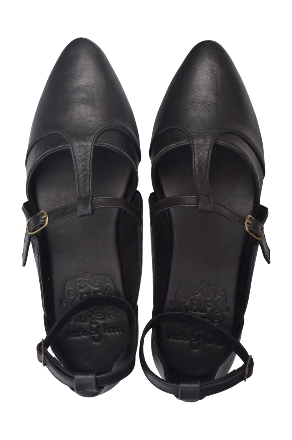 On the Go Leather Ballet Flats