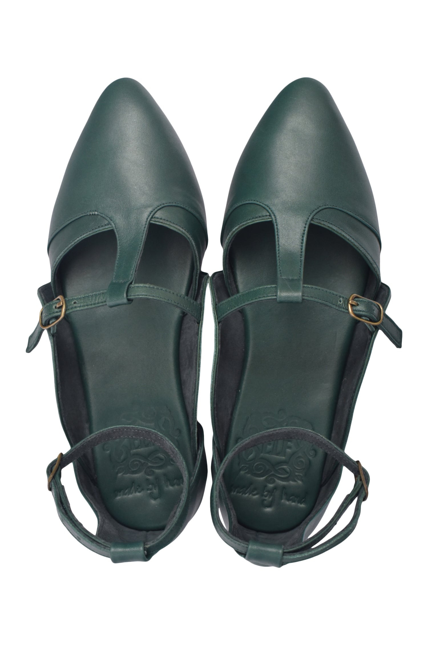On the Go Leather Ballet Flats