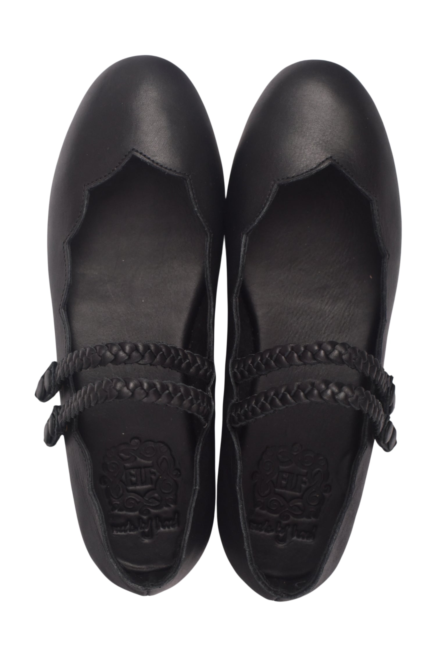 Prima Scalloped Ballet Flats