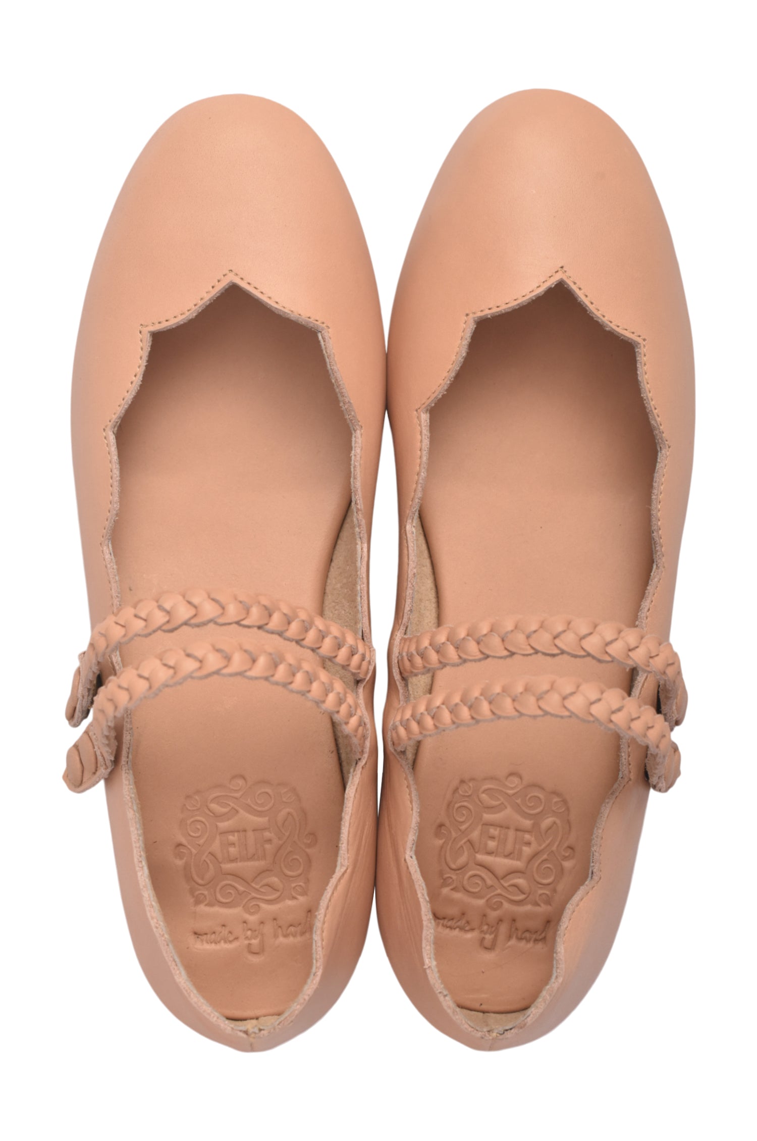 Prima Scalloped Ballet Flats