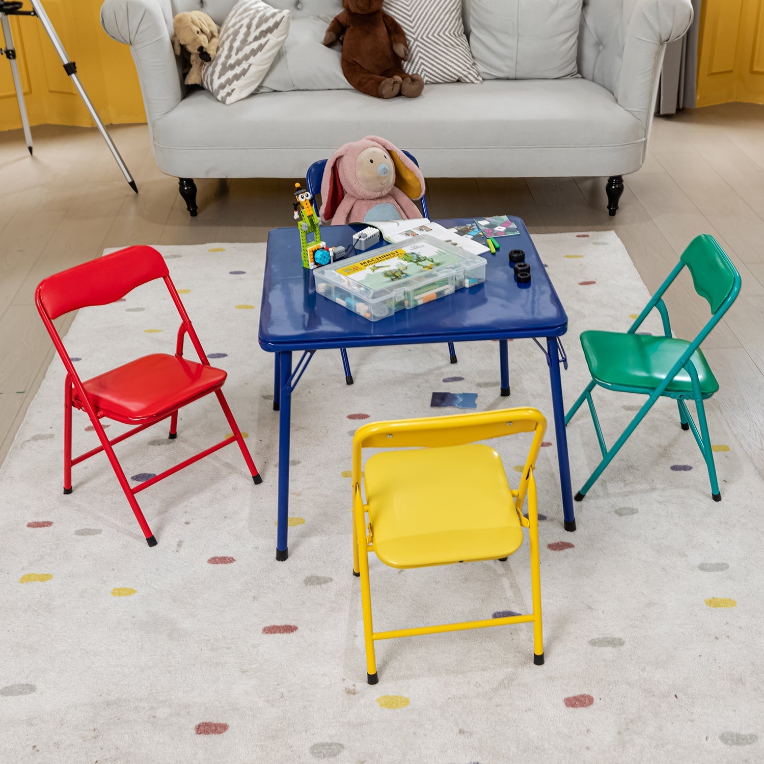 Children's Table and Chair Set – Safe, Durable, and Colorful Fun by 39F INC.