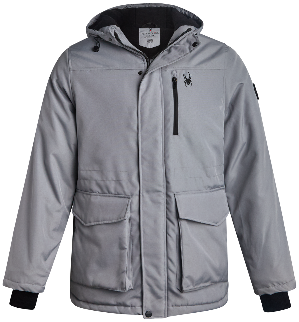 Mens Parka Jacket - Pewter by Spyder