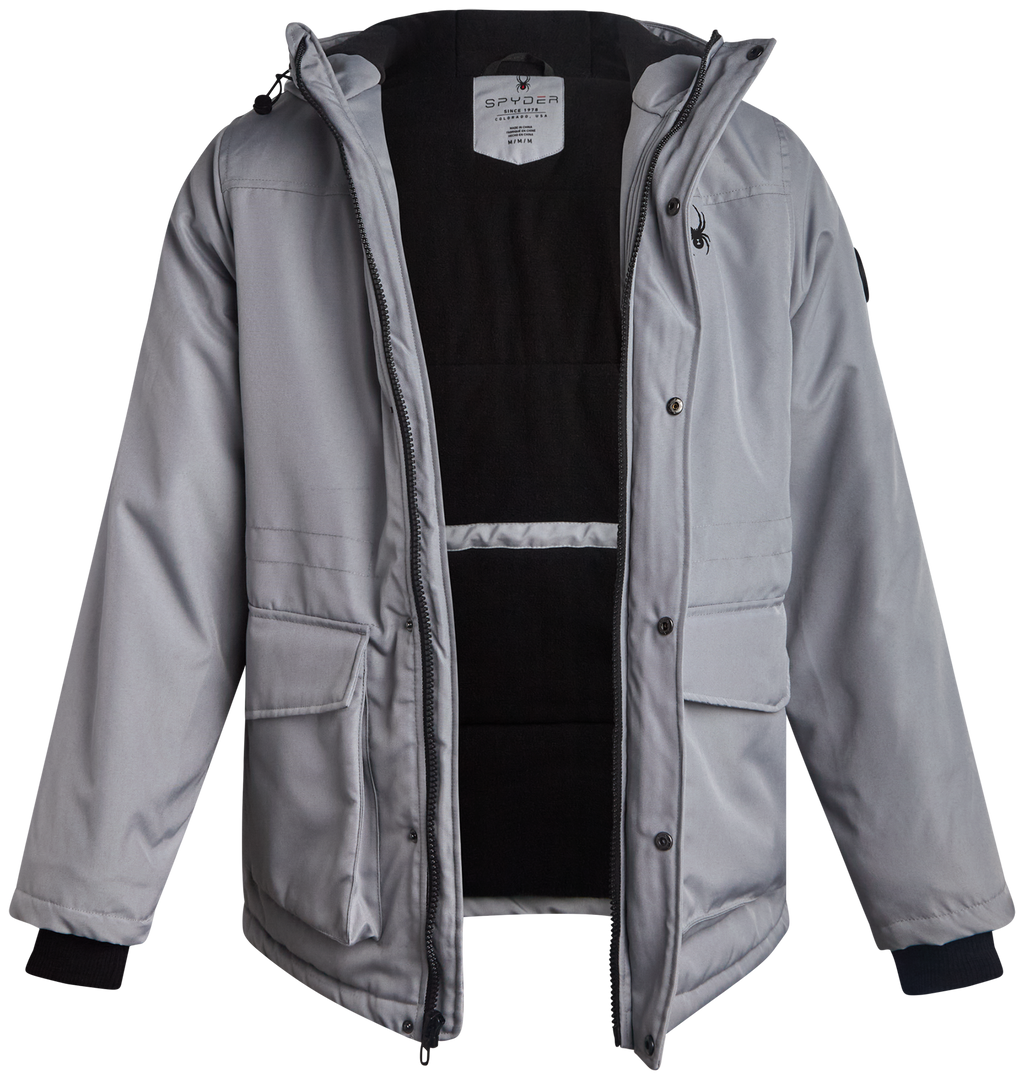 Mens Parka Jacket - Pewter by Spyder
